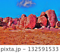 Boulders in the desert 132591533