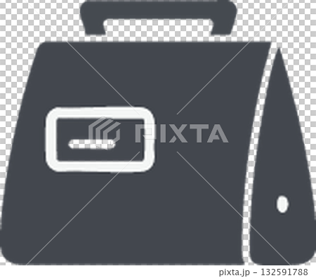 suitcase for travel icon, simple style 132591788
