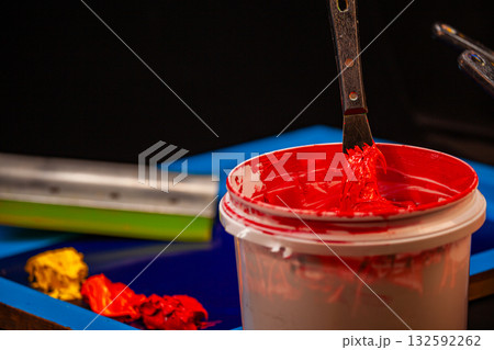 Color Fusion in Printing Process Color Fusion in Printing Process 132592262