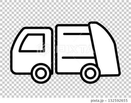 Garbage truck_Minimal Garbage truck_Minimal 132592655
