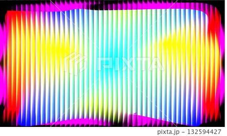 Vibrant Rainbow Gradient With Colorful Vertical Stripes For Bold Modern Design 132594427