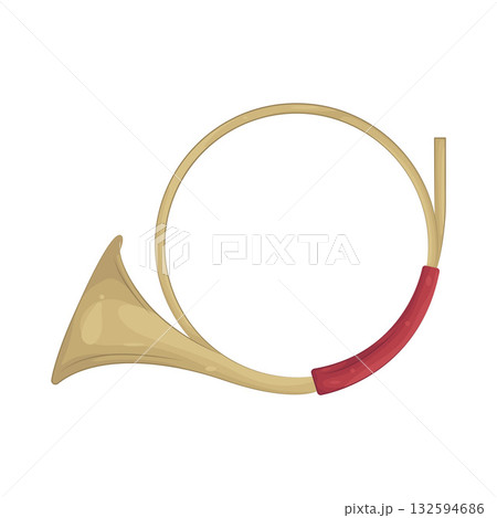 Illustration of trumpet 132594686