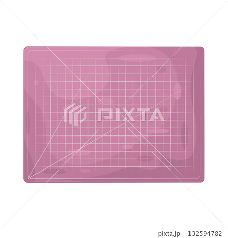 Illustration of cutting mat Illustration of cutting mat 132594782
