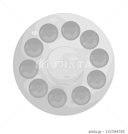 Illustration of color palette  132594785