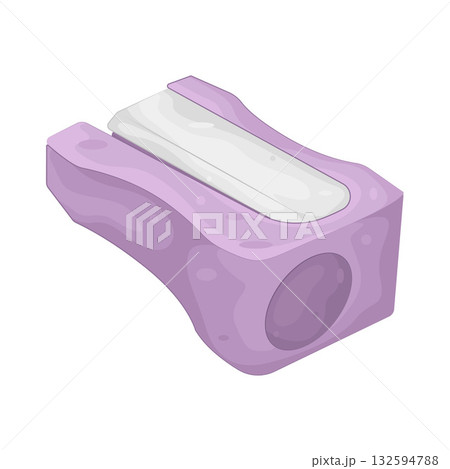 Illustration of pencil sharpener Illustration of pencil sharpener 132594788