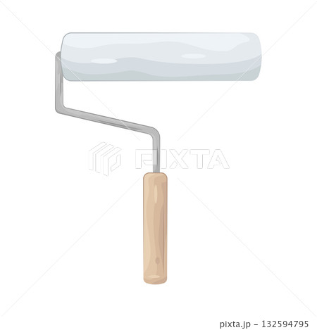 Illustration of paint roller 132594795