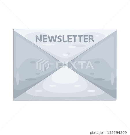 Illustration of newsletter  132594899