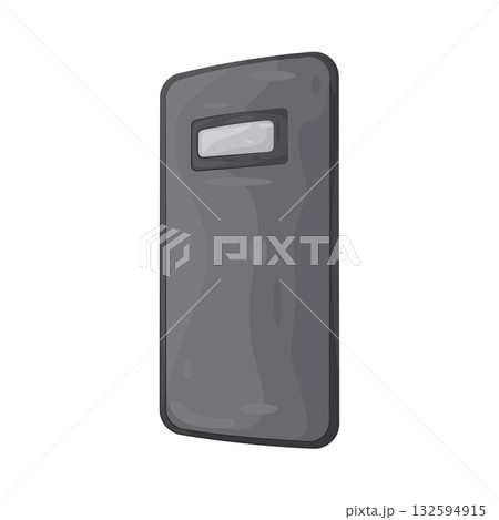 Illustration of riot shield Illustration of riot shield 132594915