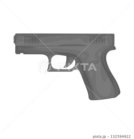 Illustration of gun Illustration of gun 132594922