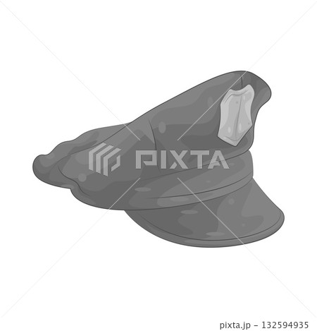 Illustration of police hat 132594935