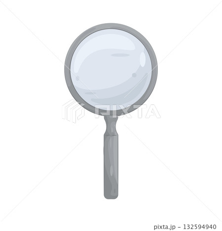 Illustration of magnifying glass 132594940