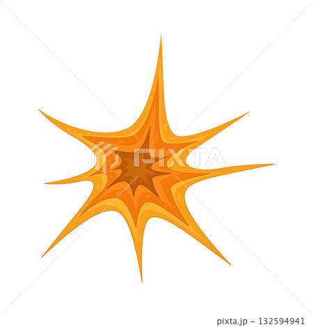 Illustration of explosion Illustration of explosion 132594941