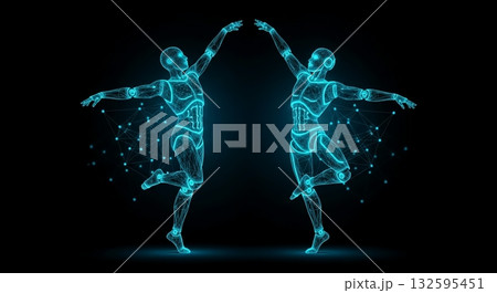 デジタル舞踊：AIロボットが織りなす芸術 132595451