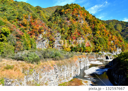野尻大橋/鬼怒川付近の風景(栃木県日光市)【2025.10】 野尻大橋/鬼怒川付近の風景(栃木県日光市)【2025.10】 132597667