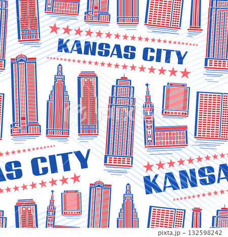 Vector Kansas City seamless pattern Vector Kansas City seamless pattern 132598242