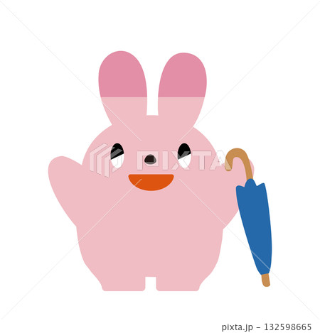 傘を持ったうさぎ 傘を持ったうさぎ 132598665