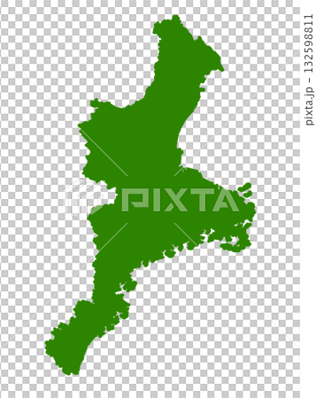 三重縣地圖（綠色） 132598811