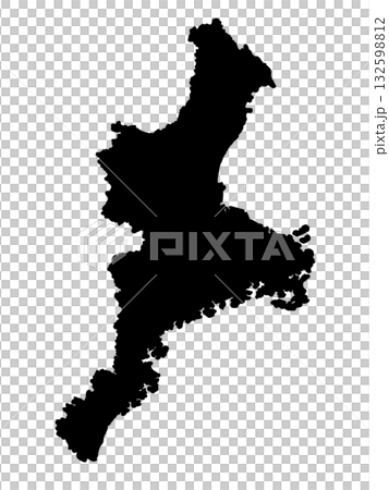 三重縣地圖（輪廓圖） 132598812