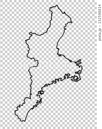 三重縣地圖（空白地圖） 132598814