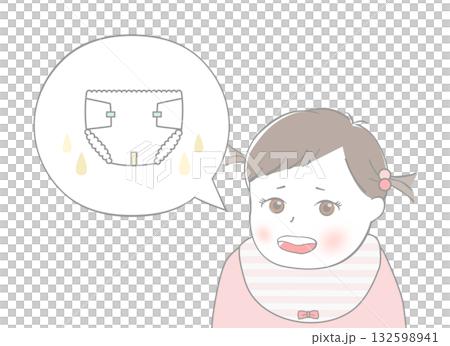 寶寶在想尿布 132598941