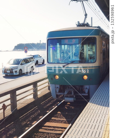 神奈川県　海の見える駅　10月 132598961