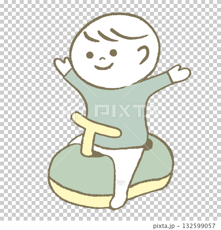 孩子很高興有廁所 132599057