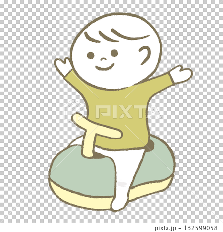 孩子很高興有廁所 132599058