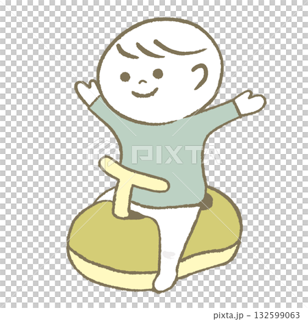 トイレが出来て喜ぶ子供 132599063