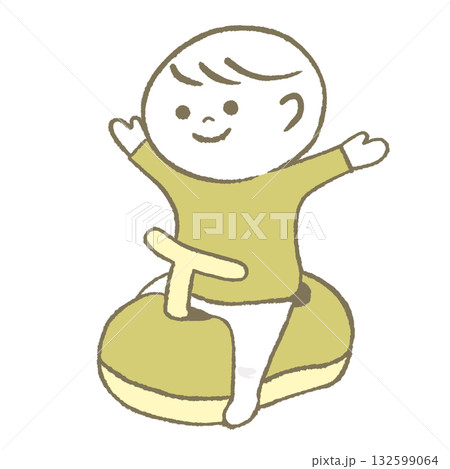 トイレが出来て喜ぶ子供 トイレが出来て喜ぶ子供 132599064