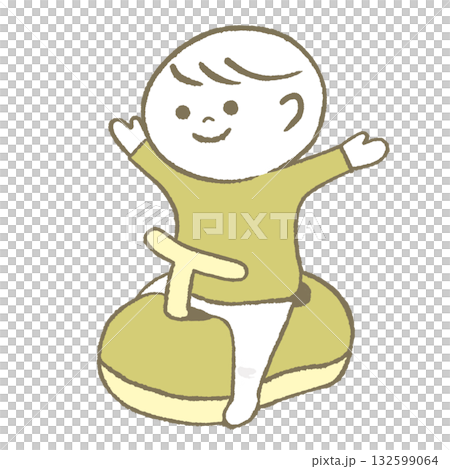 トイレが出来て喜ぶ子供 トイレが出来て喜ぶ子供 132599064