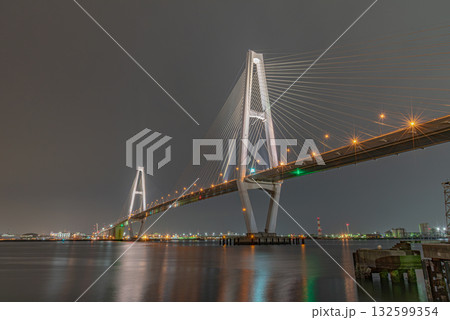 名港トリトンの夜景 名港トリトンの夜景 132599354