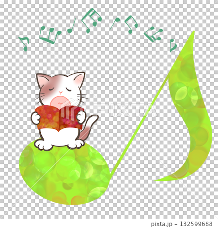 音符とネコ 132599688