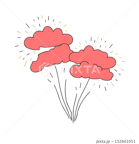 Stylized Cloud Bouquet 132601051