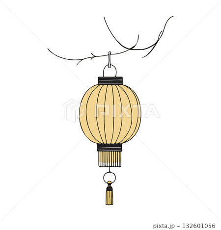 Hanging Asian Lantern 132601056