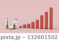 医療　福祉　グラフ 132601502