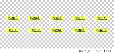 Handwritten Number Decoration Set - Point - Watercolor-style Painting (Global Colors Available) Handwritten Number Decoration Set - Point - Watercolor-style Painting (Global Colors Available) 132601514