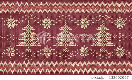 knitted christmas pattern seamless nordic sweater background knitted christmas pattern seamless nordic sweater background 132602097