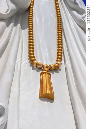 The Guanyin statue on Hainan Island, China. A majestic Buddhist monument by the sea 132602824