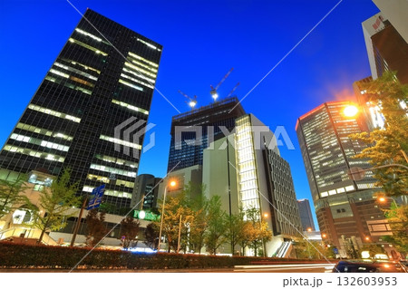 【大阪府】大阪 梅田の夜景 【大阪府】大阪 梅田の夜景 132603953
