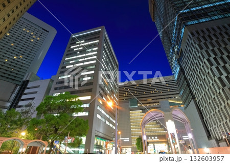【大阪府】大阪 梅田の夜景 【大阪府】大阪 梅田の夜景 132603957