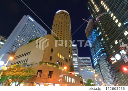 【大阪府】大阪　梅田の夜景　丸ビル 132603986