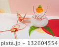 鏡もち・折り鶴・水引 132604554