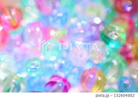 カラフルなビーズのアウトフォーカス 132604802
