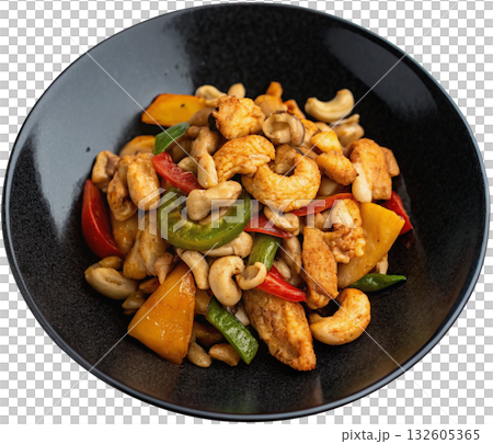 stir fried chicken with cashew nuts stir fried chicken with cashew nuts 132605365