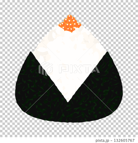 飯糰/飯糰插圖 鮭魚籽 日本 飯糰/飯糰插圖 鮭魚籽 日本 132605767