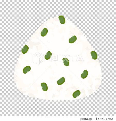 飯糰/飯糰插畫 豆飯 毛豆 日本 飯糰/飯糰插畫 豆飯 毛豆 日本 132605768