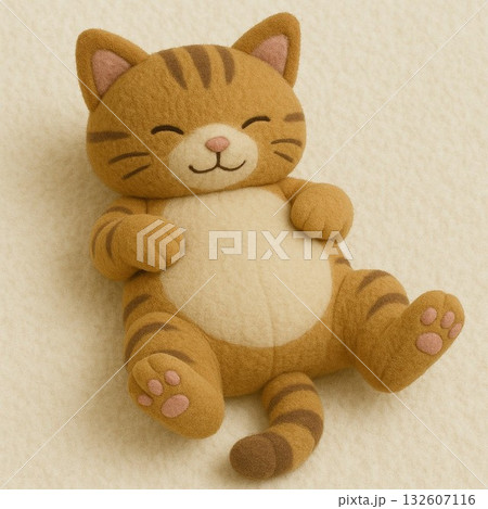 寝ている猫 132607116