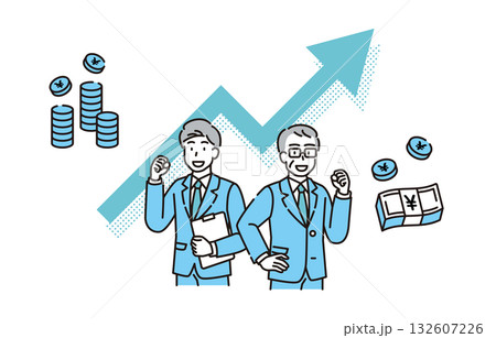 ビジネスマンとお金 132607226