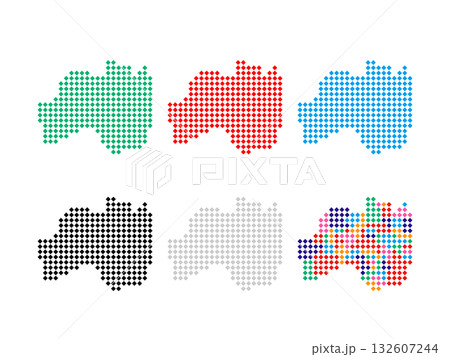 ドット絵の地図＿福島県＿角ドット-04 132607244