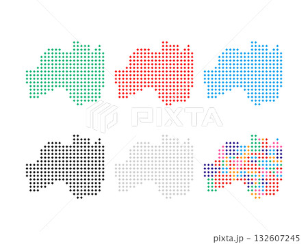 ドット絵の地図＿福島県＿角ドット-05 132607245
